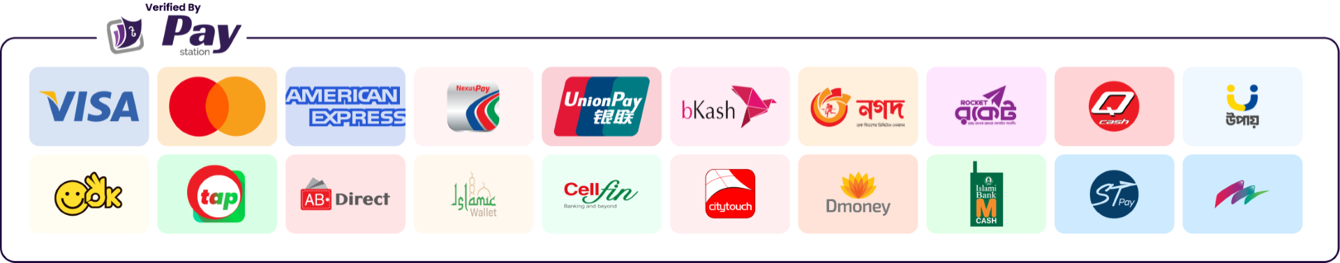 Secure payments powered by PayStation — bKash, Nagad, Rocket, cards